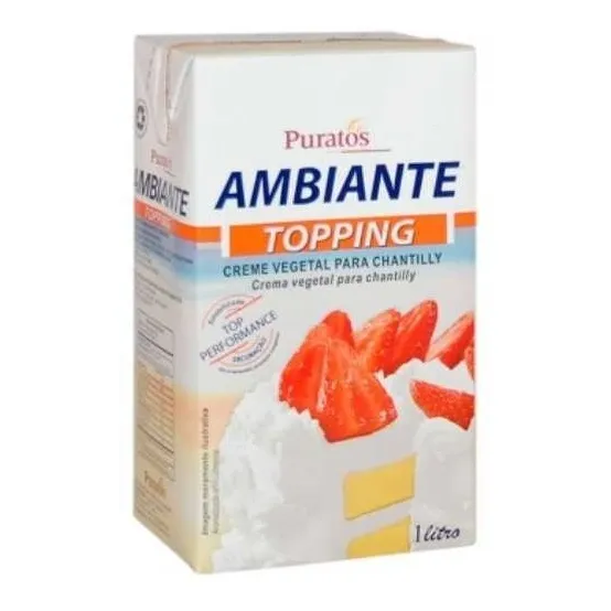 Crema Chantilly Vegetal Ambiante Vegana Máximo Rendimiento