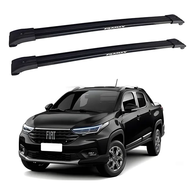 Barras Techo Eqmax Fiat Strada Volcano 21+ Y Ultra 24+ Negro