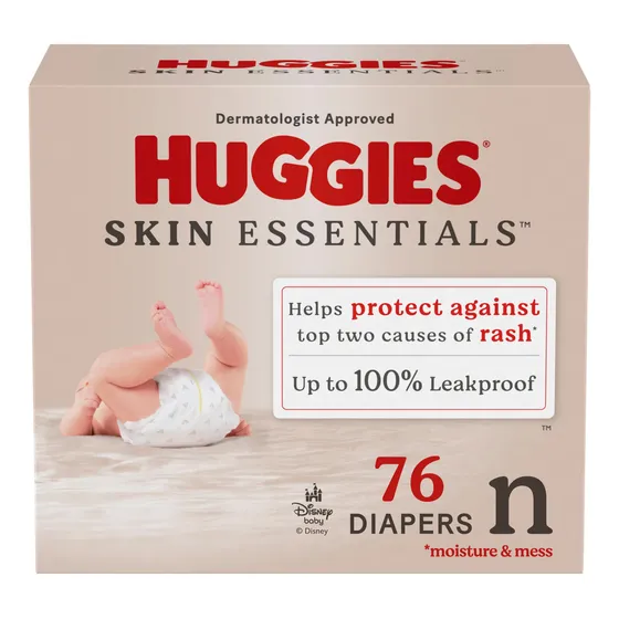 Huggies Panales Para Recien Nacidos, Panales Skin Essentials