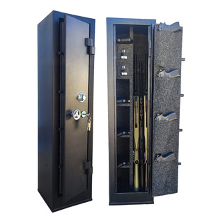 Cofre Para Armas 130cm Forrado Com Carpete E Chave Tetra Cofre Para Armas 130cm Forrado Com Carpete E Chave Tetra