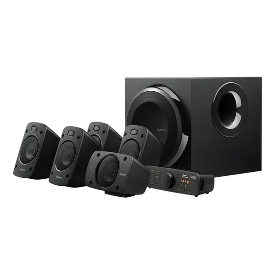 Bocinas Logitech Z906 Teatro En Casa 5.1 Thx Pc 980-000474 Color Negro