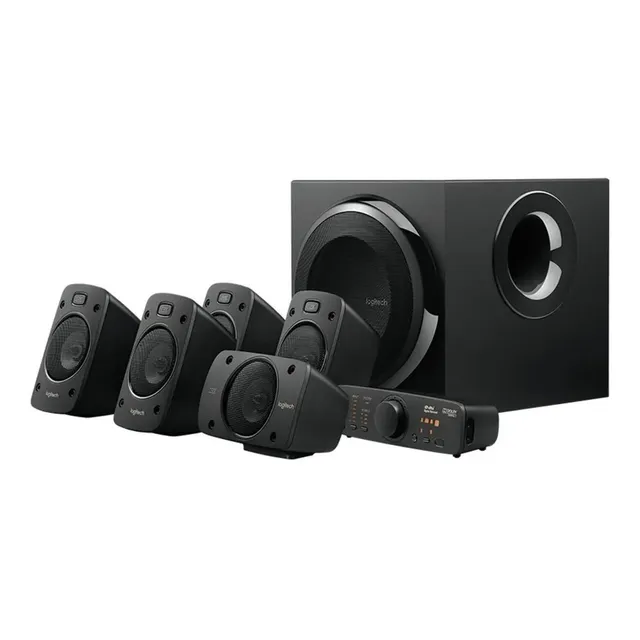 Bocinas Logitech Z906 Teatro En Casa 5.1 Thx Pc 980-000474 Color Negro