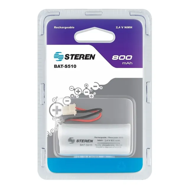 Pila Telefónica Recargable Nimh 2.4vcc 800 Mah | Bat-s510 Color Blanco
