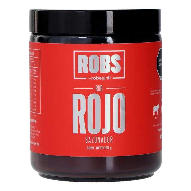 Robs By Robegrill Sazonador Rub Rojo 155g Paprika Especias Gourmet