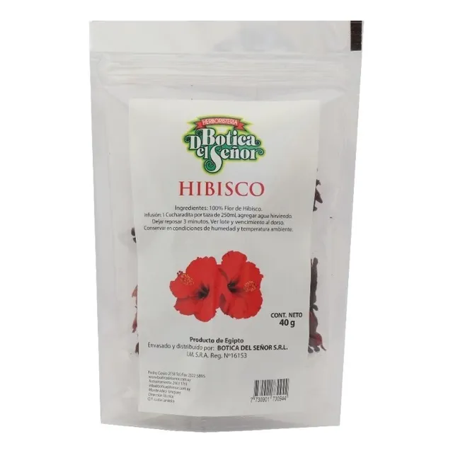 Té De Hibisco Antioxidante, Digestivo 40gr Botica Del Señor
