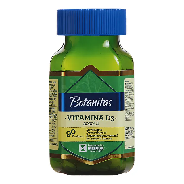 Vitamina D3 2000 Iu X90 Tabletas - - Unidad a $299