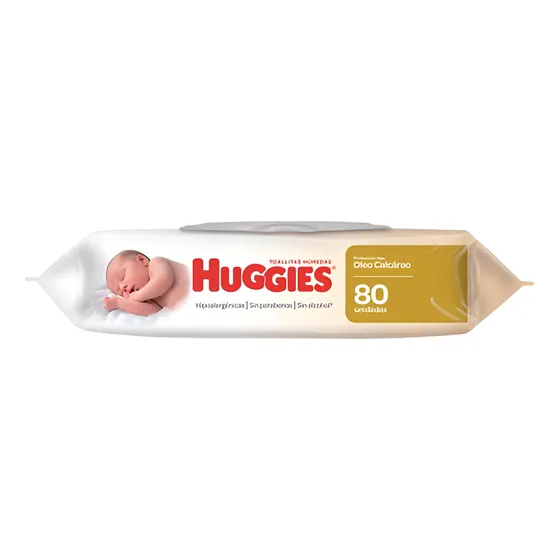Huggies Toallas Húmedas X 80 Con Oleo Calcáreo