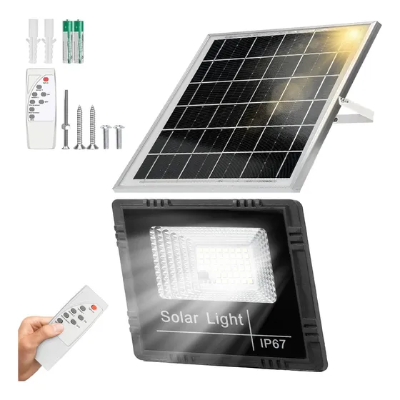 Lámparas Solar Exterior Led Luz Jardín Impermeable Reflector