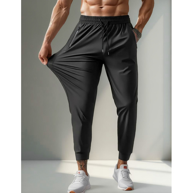 Calça Masculina Slim Fit Esportiva Fitness Com Elastano Calça Masculina Slim Fit Esportiva Fitness Com Elastano