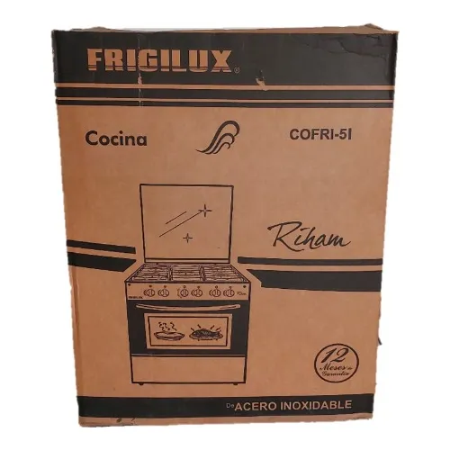 Cocina Frigilux En Acero Inoxidable