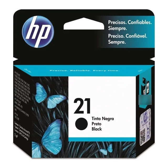 Cartucho Original De Tinta Negra Hp 21 (c9351al)