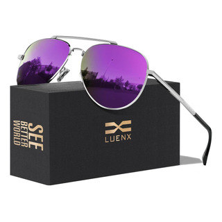 Luenx Mujeres Hombres Gafas De Sol De Aviador Polarizadas To Luenx Mujeres Hombres Gafas De Sol De Aviador Polarizadas To