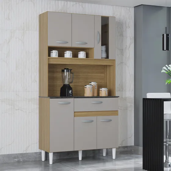 Kit De Cocina Coral 6 Puertas
