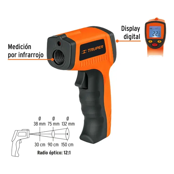 Termómetro Digital Uso Industrial Truper 18229