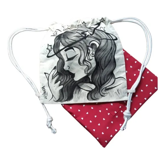 Bolso Tipo Tula Pintados A Mano