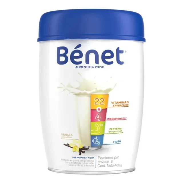Bebida Bénet Vainilla Sin Azucar X 400 G