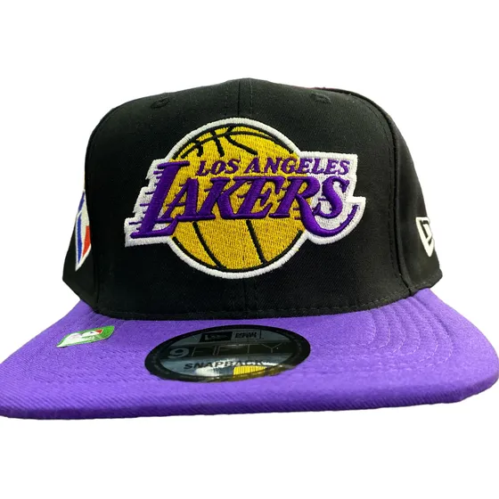 Gorras Negras Planas Ligas Team Flat Bordadas Detal