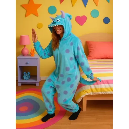Pijama Monstros Sa Macacão Kigurumi Adulto Infantil