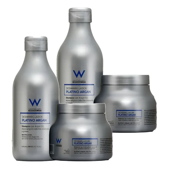 Silver Argan W Hair Therapy X300 Cc( 2mascara, 2shampoo)