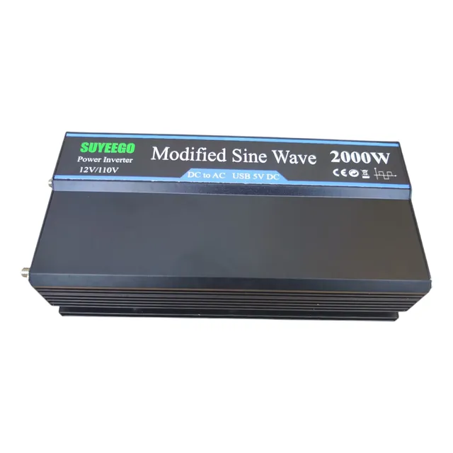 Inversor De Corriente  2000w 12 V A 110 V