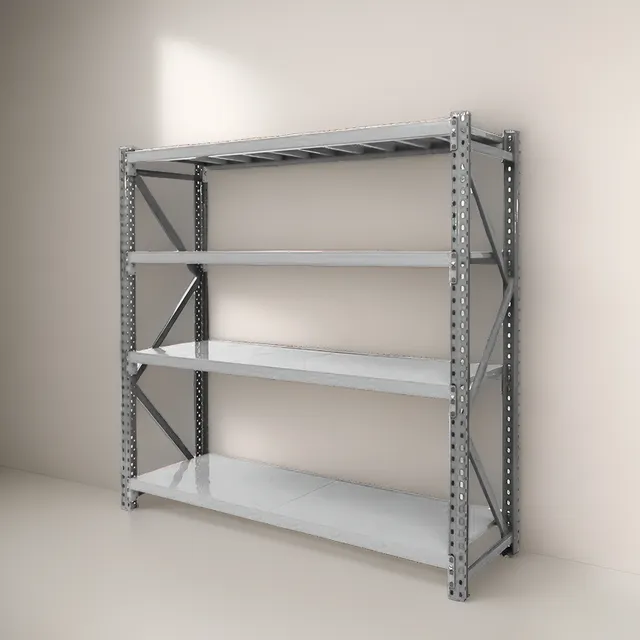 Estantería Metálica Rack Encastre 4 Niveles 2x2x0.6m 800kg