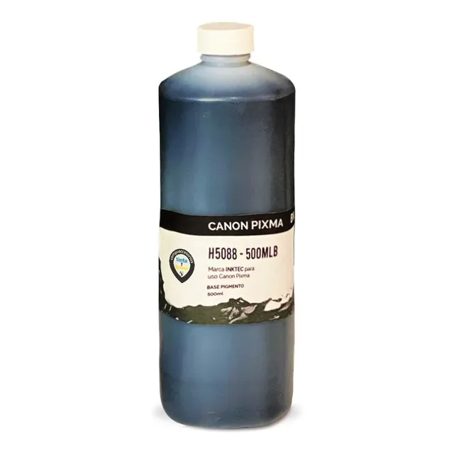 500ml De Tinta Genérica Pigmentada Para Pixma Bk