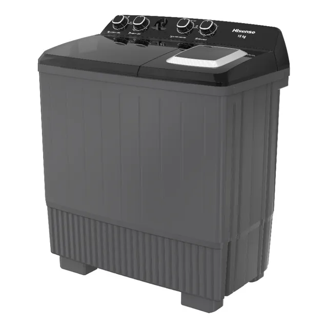 Lavadora Semiautomática Wsa1804p 18kg Gris Hisense 127v