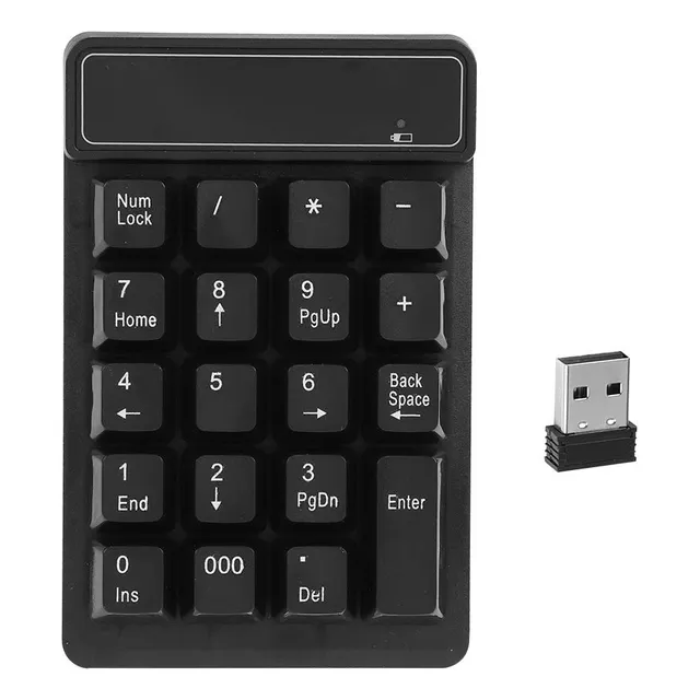 Teclado Numérico Inalámbrico 2.4ghz Semi-mecanico Waterproof