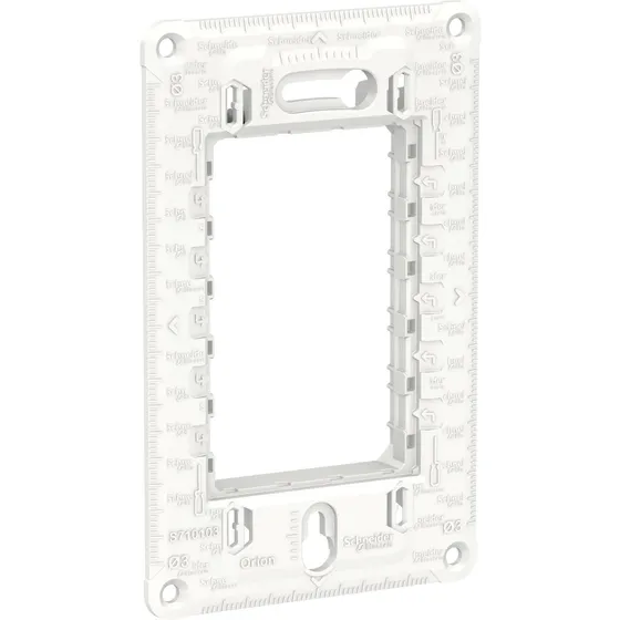 Suporte de Placa 4x2 3 Módulos Cor Branco Orion Schneider Electric
