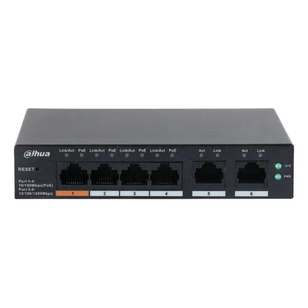 Cs4006-4et-60 Switch Cloud De 6 Puertos Con Poe De 4 Puertos