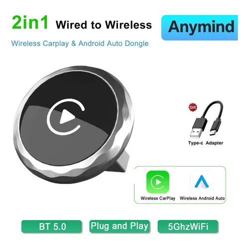 Adaptador Ottocast Mini Carplay Android Auto Sem Fio | MercadoLivre