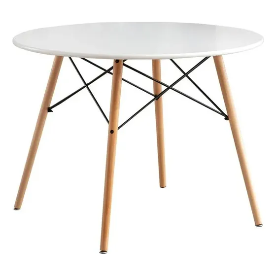 Mesa Redonda Mdf Member's Mark 100cm Diámetro X 73cm De Alto
