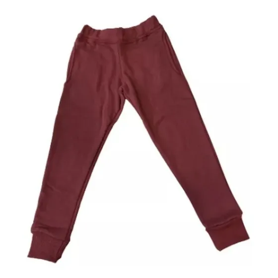 Pantalon Jogging Chupin Algodón Frisado Colegial Niños T4-16
