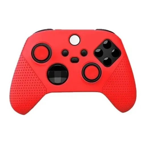 Dobe TYX-0626 Funda de Silicona para Mando Xbox Series X S con 2 empuñaduras Color Rojo
