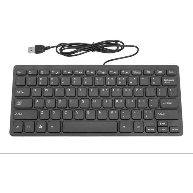 Teclado Alámbrico Aaa-1000 Compatible Con Windows Y Mac Color del teclado Negro