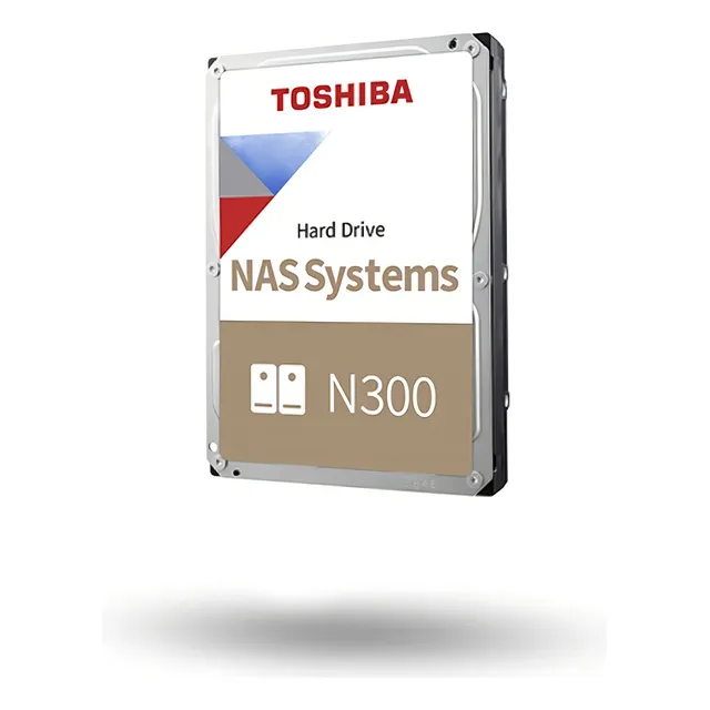 Disco Duro Interno Toshiba N300 Nas 12tb 3.5 7200rpm Color Cafe