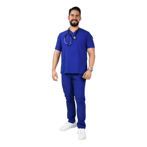 U Bárbara Pijama Quirúrgica Para Hombre Corte Recto Uniforme