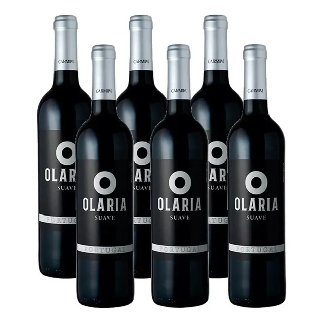 Vinho Tinto Olaria Suave Português 750ml Kit 6 Unidades