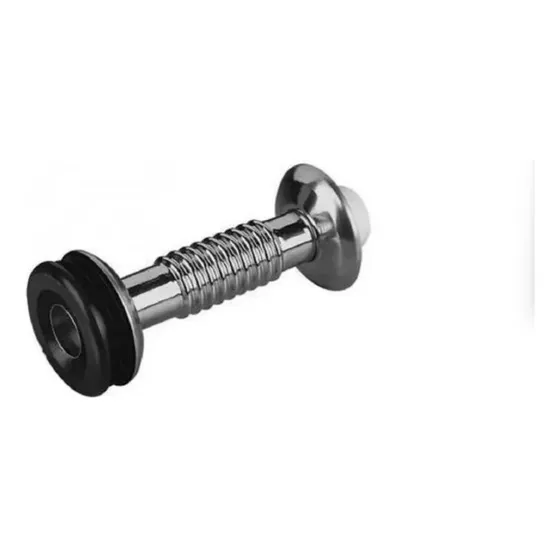 Descarga Flexible Para Inodoro Cromo Conexion Salida Baño