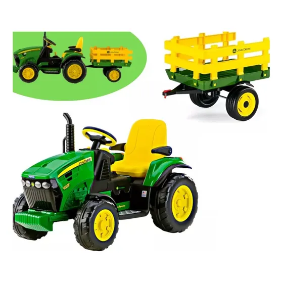 Mini Trator Infantil Elétrico John Deere Infantil Peg Perego