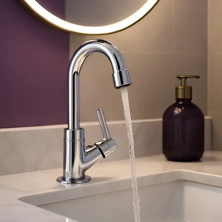 Torneira De Banheiro Pia Lavatorio Cuba Bancada Lavabo Cromada Cromado
