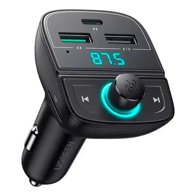 Adaptador Bluetooth Ugreen P/ Auto Black Usb, Usb-c Micro Sd