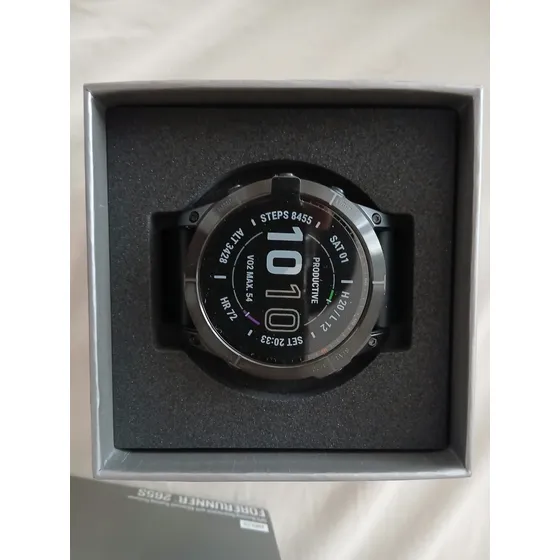 Reloj De Pulsera Inteligente Garmin Fénix 7x Sapphire Solar Gris Milanese Negro Negro