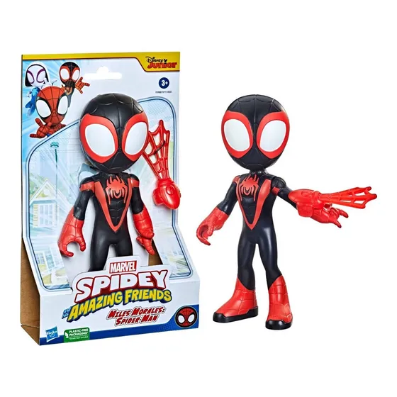 Muñeco Spider-Man de Miles Morales, 22 cm, F3988 Hasbro