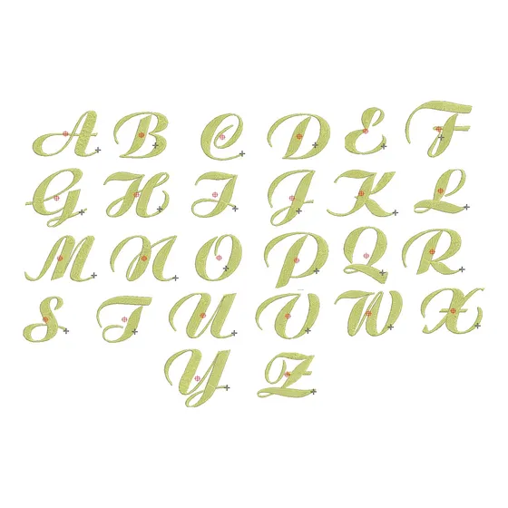 Diseño Bordar Matrices Maquinas Bordadoras Abecedario Letras