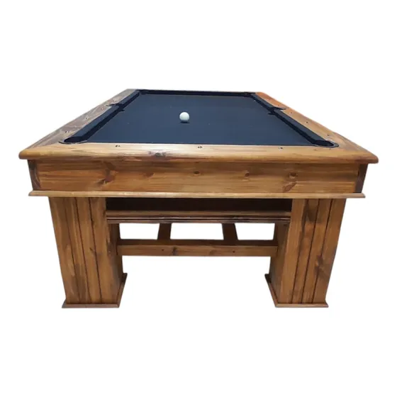 Mesa De Pool Madera Maciza, Patonas, Medidas Profesionales.