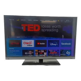 Smart Tv De 39 Buster Smart Hdtv-39d07fhd Com Tela Led Full Hd 127/220v - Preto Smart Tv De 39 Buster Smart Hdtv-39d07fhd Com Tela Led Full Hd 127/220v - Preto