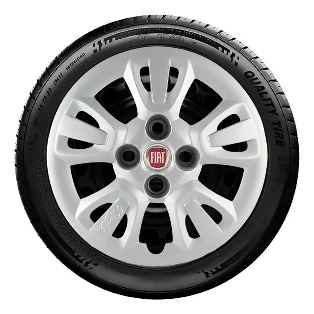 Jogo Calota Aro 14 Fiat Uno Way 2011 2012 2013 2014 2015 079