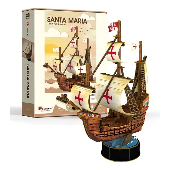 Barco Santa María Mini - Puzzle 3d / Demente Games