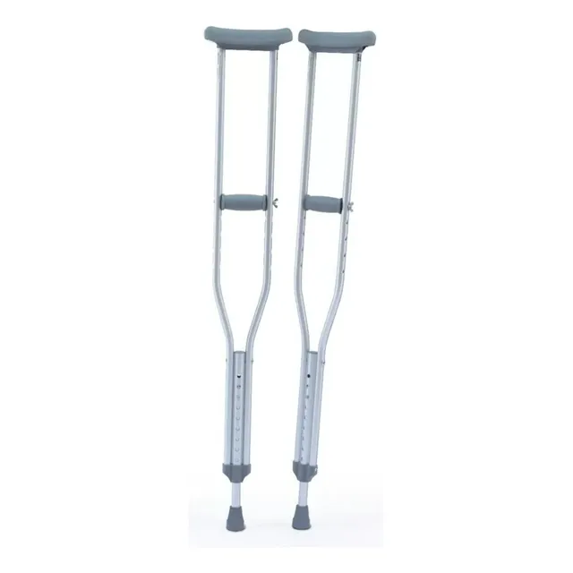 Muletas Axilares Ortopédicas Aluminio Altura Graduable Par M